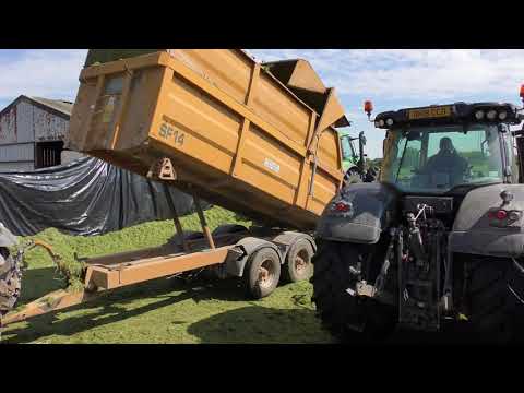 Silage Clamp Filling