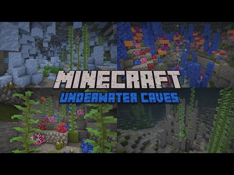 Underwater Caves | Update Ideas | Minecraft Cave Update | Minecraft 1.17