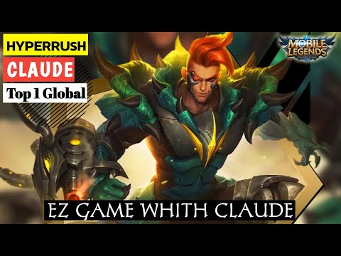 16 KILLS CLAUDE CARRY TEAM !! Top 1 Global Claude by ʜʏᴘᴇʀʀᴜsʜ Gameplay&Build - Mobile legends