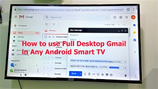Gmail for Android Smart TV : Attach & Send Picture, Video, Files in Gmail