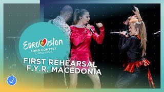 Eye Cue - Lost And Found - First Rehearsal - F.Y.R. Macedonia - Eurovision 2018