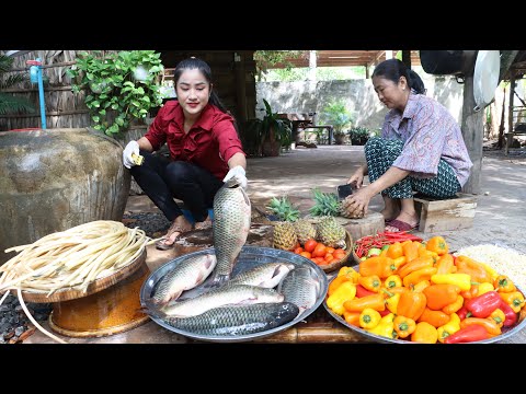 Countryside life TV: Mother and daughter cook country food with unique style