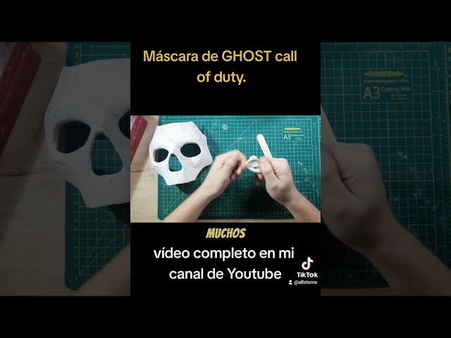 Vídeo relacionado con Yearsahrk Ghost Máscara Call of Duty Calavera Pasamontañas - Máscara de Esquí, Facial, Carnaval, Halloween, Disfraz de Cosplay (Máscara Fantasma-D)