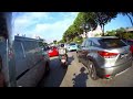 #235 Peak Hour Expressway Traffic and Courteous P Plate Rider Singapore