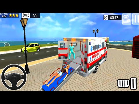 Emergency Ambulance Driving Simulator 2021 | Summer Coast Guard Beach Bay #2 – Best Android Gameplay