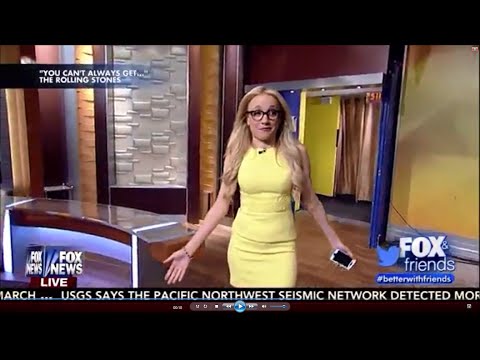 05-08-16 Kat Timpf on Fox & Friends - Entering the Studio