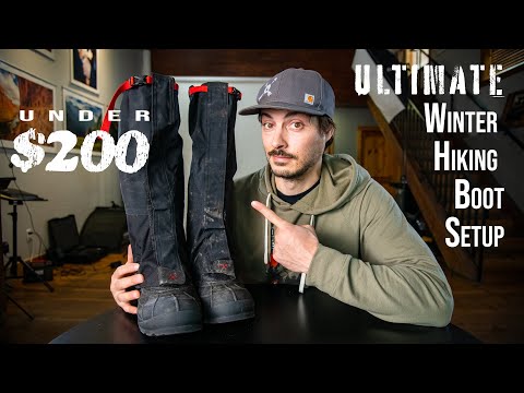 ULTIMATE Winter Hiking Boot Setup | Stick Your Foot In A Creek