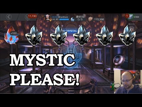 100 AQ Map5 and 5 T4CC Crystals | Marvel Contest of Champions