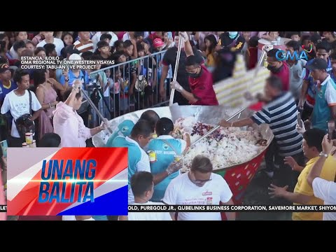 Giant haluhalo, pinagsaluhan ng mga residente at bisita UB