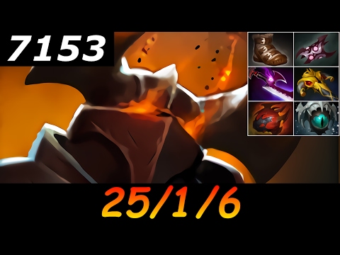 Dota 2 Chaos Knight 7153 MMR 25/1/6 (Kills/Deaths/Assists) Ranked Full Gameplay
