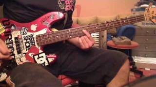 Shiny Toy Guns - Turned to Real Life -  - How to play - Simple Bass Lesson