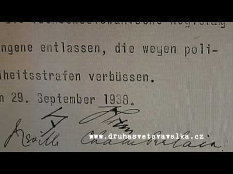 Narodni muzeum Expozice Republika - Original Mnichovske dohody