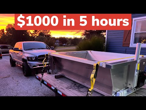 #357 Making $1000 in 5 hours. Back To Hauling Freight | Hotshot Trucking