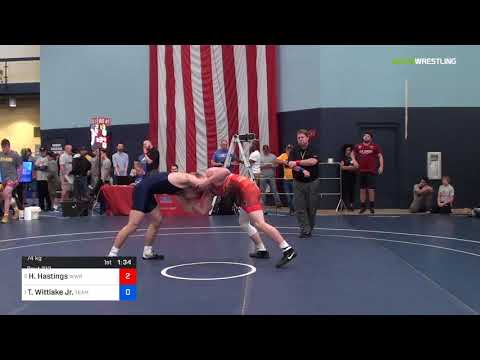 2018 FS WTT Challenge/UWW Juniors 74 3rd Place - Hayden Hastings (WWRTC) Vs. Travis Wittlake Jr. (