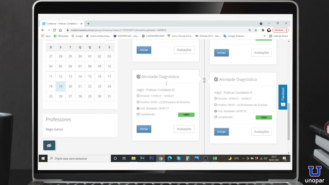 Conheça o AMBIENTE VIRTUAL DE APRENDIZAGEM (AVA) Unopar