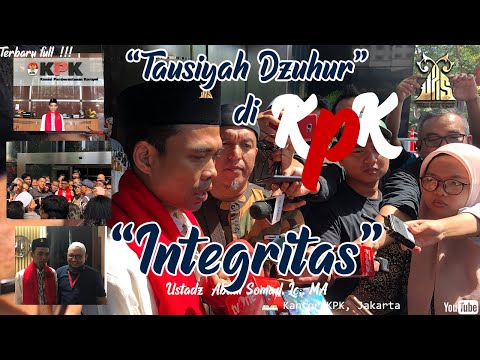 INTEGRITAS DALAM MEMBERANTAS KORUPSI!