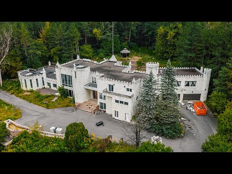 Billionaires Incredible ABANDONED Castle Mansion in The Woods l WHAT HAPPENED HERE?!?!