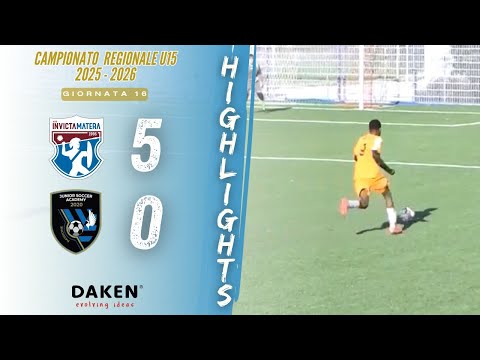 HIGHLIGHTS INVICTA MATERA U15 | Invicta Matera VS Junior Soccer Academy. Campionato Regionale 25/26