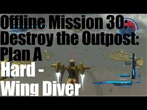 EDF 5: Offline Mission 30: Destroy the Outpost: Plan A - Wing Diver / Hard