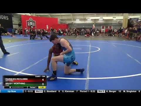 Cadet 138 Marques Mcclorin Bad Karma Vs Brody Worthing FLWC