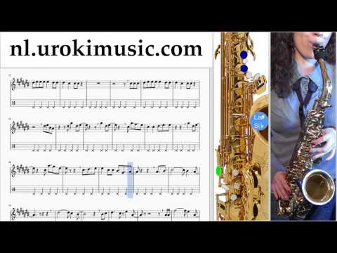 Saxofoon Leren Spelen (Tenor) David Guetta, Justin Bieber - 2U Tablatura Deel#2 um-i799