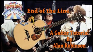 End of the Line - The Traveling Wilburys - Acoustic Guitar Lesson (Ft. my son Jason on lead etc.)