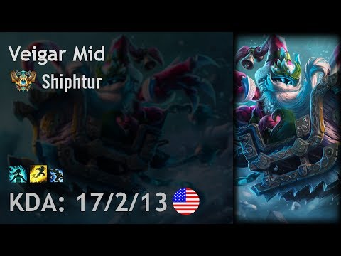 Veigar Mid vs Annie - Shiphtur - NA Challenger Patch 7.19