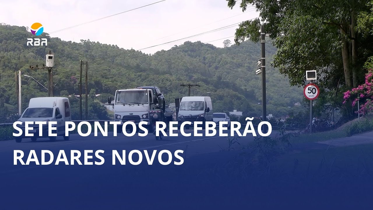 Sete pontos receberão radares novos na BR-470