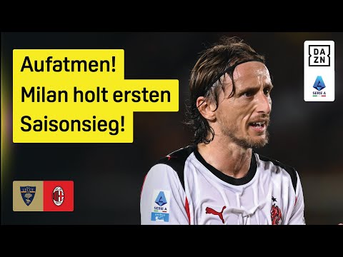 Lecce - Milan | 2. Spieltag | Serie A | DAZN Highlights