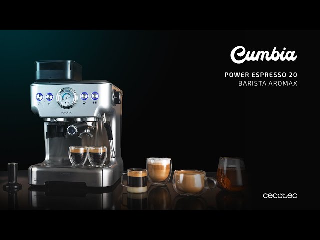 Cecotec Cumbia Power Espresso 20 Barista Aromax Cafetera Express video