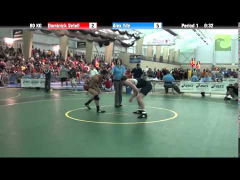 Men`s Freestyle 80 KG Dominick Vetell vs. Alex Yde