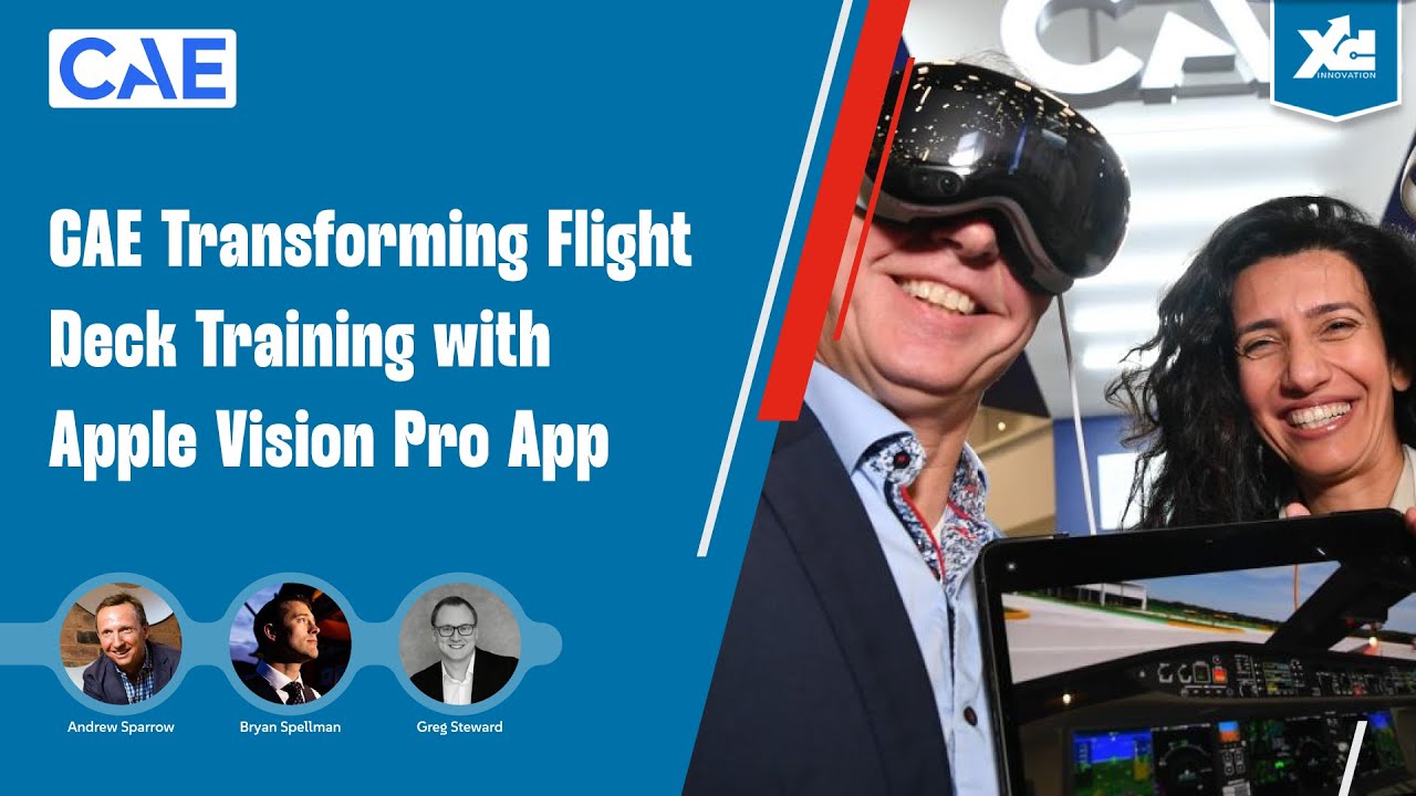 LGD: CAE Unveils Apple Vision Pro App for Pilot Training