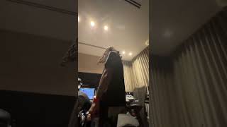 Burna Boy &amp; DJ Khaled In The Studio | #Shorts