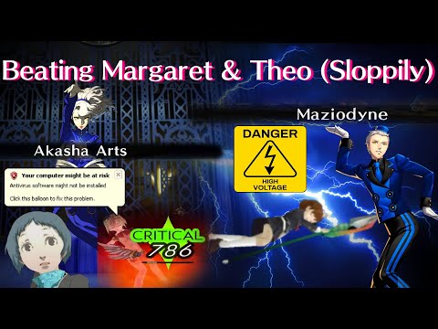 How To (Sloppily) Defeat Margaret and Theodore - Persona 3 Portable