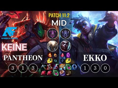 AF Keine Pantheon vs Ekko Mid - KR Patch 11.2