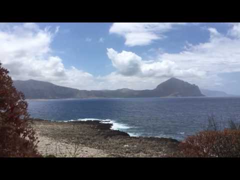 Time Lapse of coast near Bahira Camp, San Vito Lo Capo