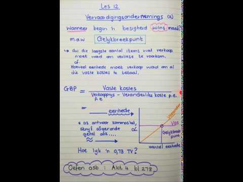 REKENINGKUNDE GRAAD 11: 21 Mei 2020 - periode 5 (21115)