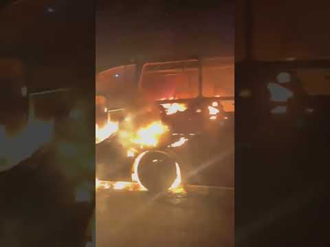 Incêndio em Ônibus de Turismo