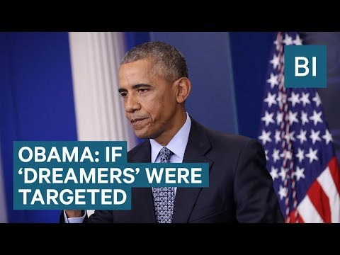 2 days before Trump’s inauguration, Obama said he would speak out if Dreamers were targeted