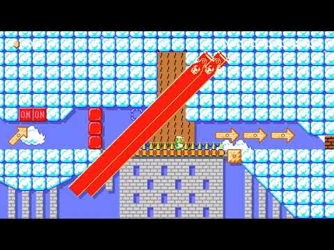 Celestial Sprint Speedrun 20s - Super Mario Maker 2 - Course World Gameplay