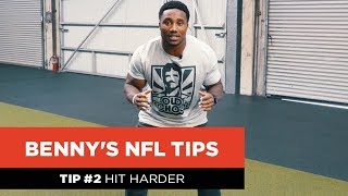 NFL RB Benny Cunningham's NFL Tips: Hitting Harder (Ep 2)