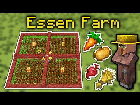 Minecraft Automatische Essen Farm Tutorial 1.19 - Nahrung Farm in Minecraft 1.19 Tutorial