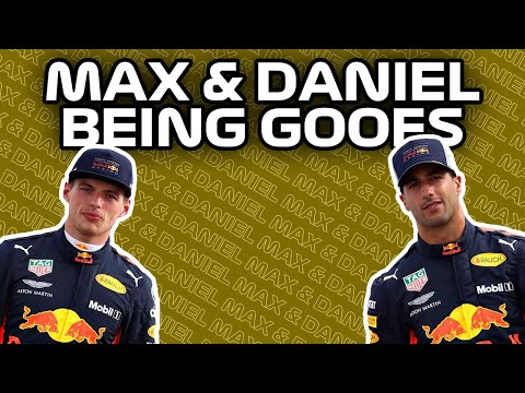 MAX Verstappen and DANIEL Ricciardo being GOOFS for 8 MINUTES STRAIGHT