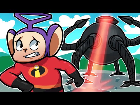ESCAPE FROM OMNIDROID! | Tinky Winky Plays: Roblox Omnidroids Test