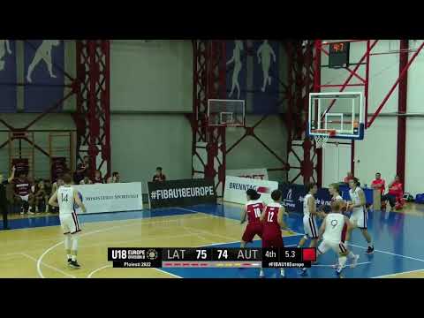 Omer Suljanovic entscheidet das Spiel: FIBA Eurobasket U18 Austria vs Latvia