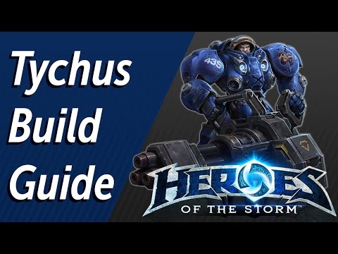 Heroes of the Storm Gameplay - Auto Attack Tychus Build Guide