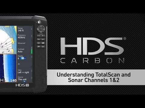 HDS Carbon - Understanding TotalScan and Sonar Channels 1&2