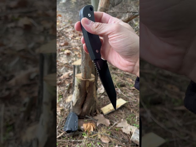 Vídeo relacionado con Omesio M-LB21 Navaja Tanto 14C28N 8,4 cm Mango G10 con Funda