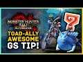 Monster Hunter Rise Sunbreak - You Must Try This Toad-ally Awesome Greatsword Trick!