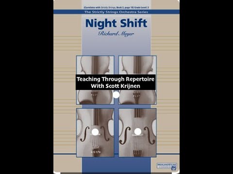 Teaching Through Repertoire - Night Shift - Bass - Richard Meyer, Practice Track w/Scott Krijnen